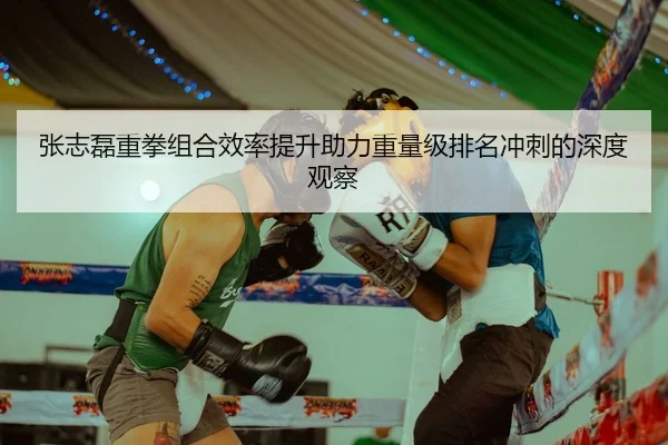 张志磊重拳组合效率提升助力重量级排名冲刺的深度观察